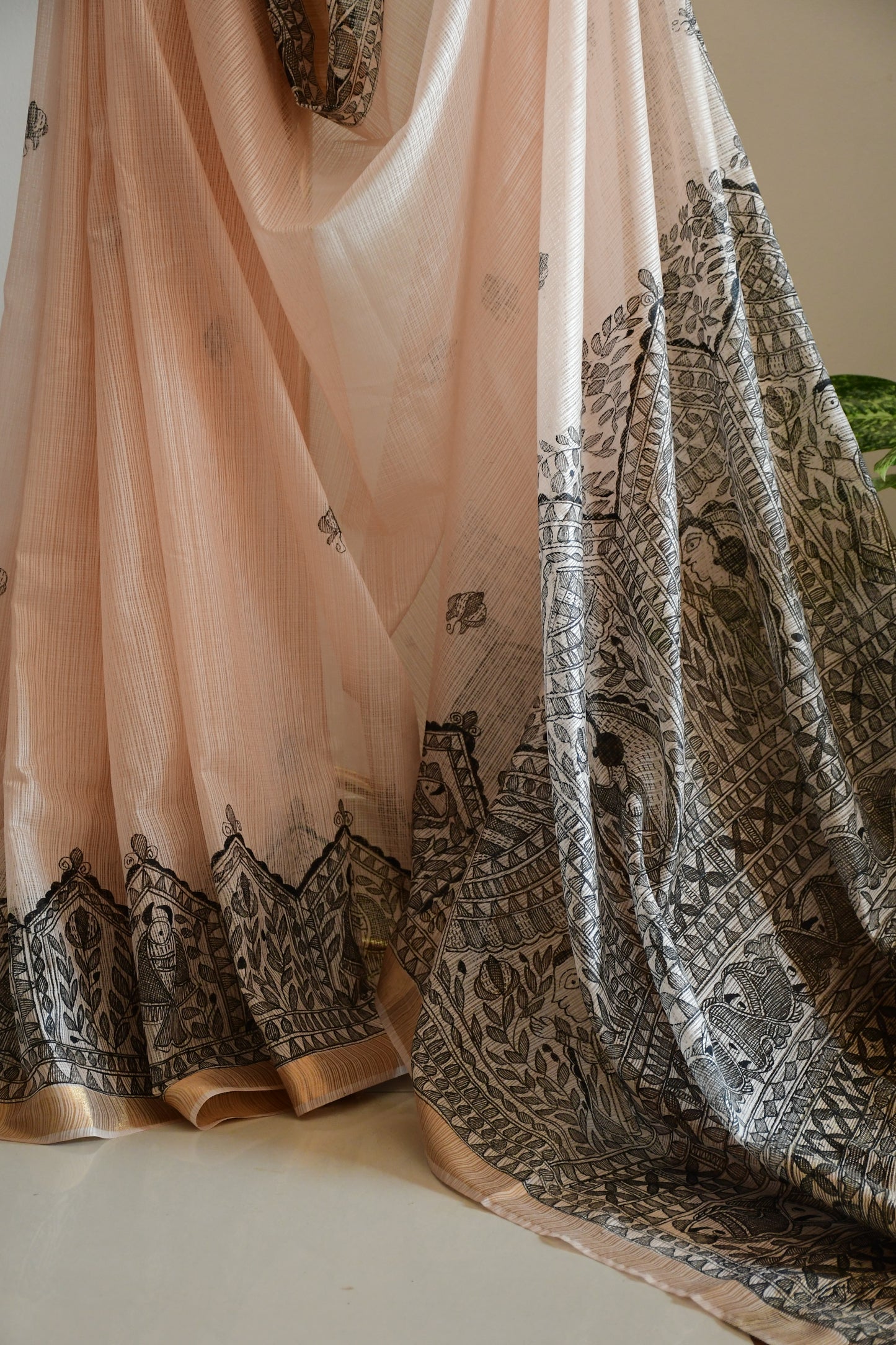 VEDIKA-Handpainted Madhubani Kota Saree